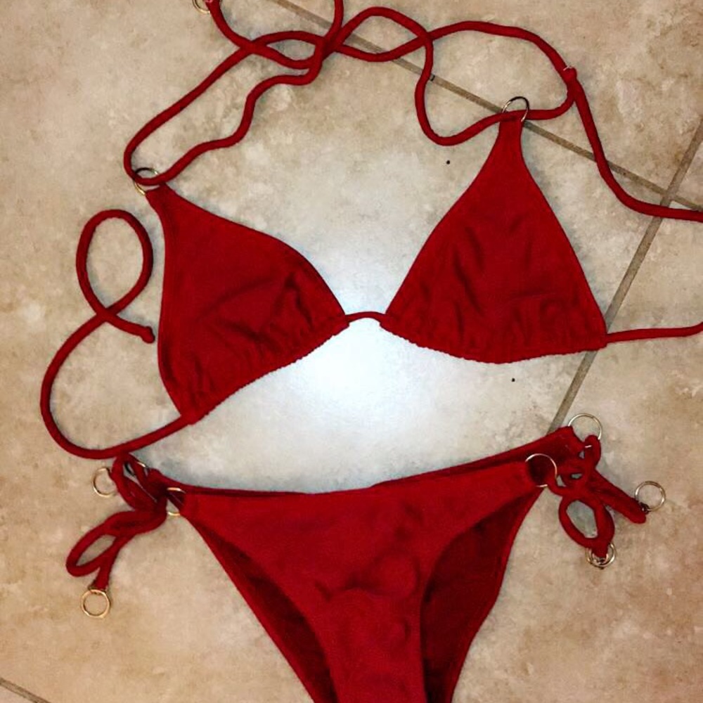 Red bikini